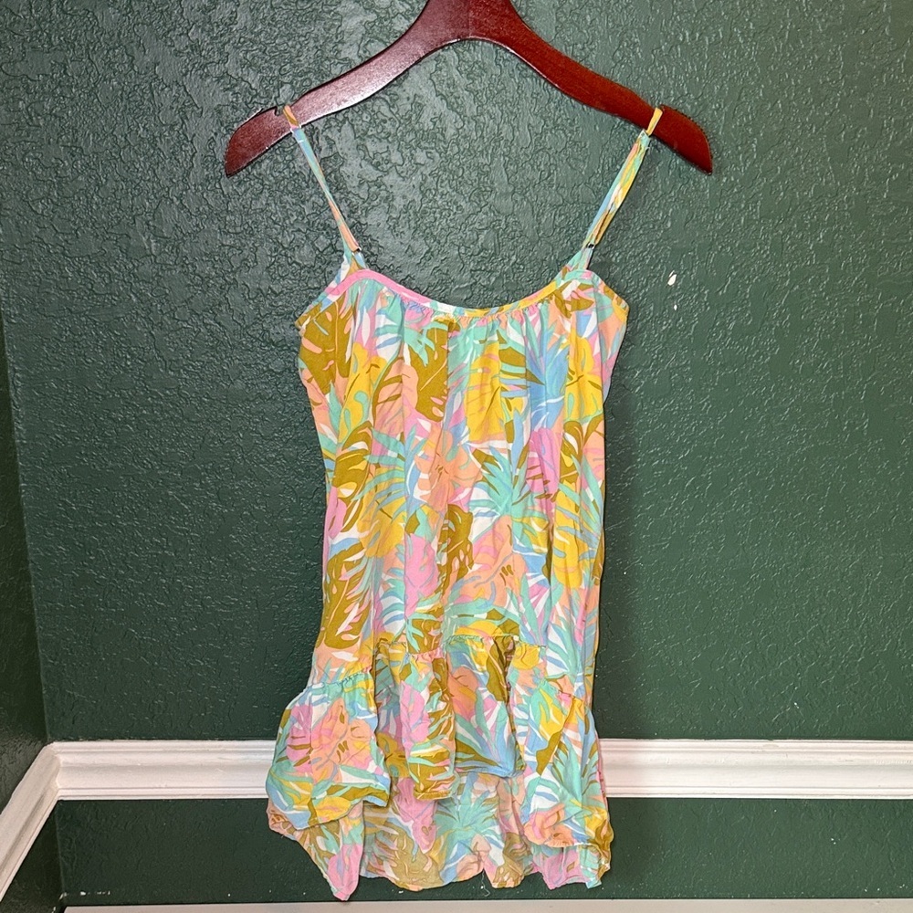 Billabong Women's Sunny Daze Floral Tropical Mini Dress Size Small - Picture 5 of 10